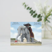 オールドハガキ – エレファントホテル,アトランティックシティ ポストカード (スタンド正面)