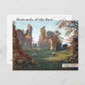 オールドハガキ – グラストンベリーアビー ポストカード (正面/裏面)