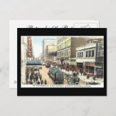 オールドハガキ、モントリオール、セントキャサリン通り ポストカード (正面/裏面)