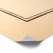 オールドハドソンNHの地図(1892) ポスター (角)