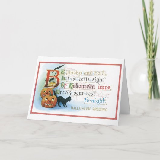 オールドハファッションドロウィン カード (正面)