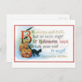オールドハファッションドロウィン ポストカード (正面/裏面)