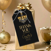 オールドハリウッドグラムシャンデリアスウィート16 ID1108 ギフトタグ