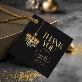 オールドハリウッドグラムシャンデリアスウィート16 ID1108 フェイバータグ