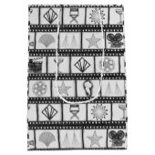 オールドハリウッドフィルム抱き枕 ミディアムペーパーバッグ (裏面)