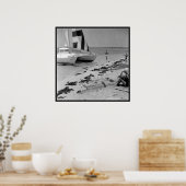 オールドハワイビーチ ポスター (キッチン)