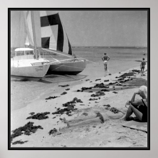 オールドハワイビーチ ポスター (正面)