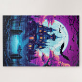 オールドハ不気味ウス幽霊のよく出るハロウィーン ジグソーパズル (横)