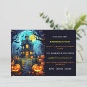 オールドハ幽霊のよく出るウスハローウィンパーティ招待状 招待状 (スタンド正面)