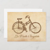 オールドバイク ポストカード (正面/裏面)