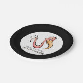 オールドバザール誕生日紙プレート ペーパープレート (アングル)