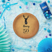 オールドバック50thバースデーパーティー紙プレート ペーパープレート (パーティー)