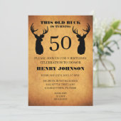オールドバック50th誕生日パーティー 招待状 (スタンド正面)