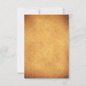 オールドバック50th誕生日パーティー 招待状 (裏面)