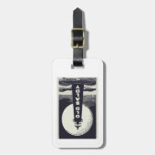 オールドバルディライトハウスノースカロライナ月 ラゲッジタグ (正面縦)