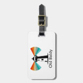 オールドバルディライトハウスレインボー ラゲッジタグ (正面縦)