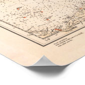 オールドバルト海地図（1923年） ポスター (角)