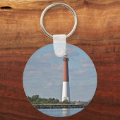 「オールドバーニー」バーネガットライトハウスLBI NJ キーホルダー (正面)