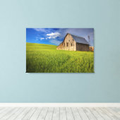 オールドバーンインフィールド春小麦 キャンバスプリント (インサイチュ (ウッドフロア))