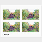 オールドバーンイン秋 長方形シール (シート)