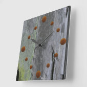 オールドバーンウッドウォールクロック スクエア壁時計 (傾斜)