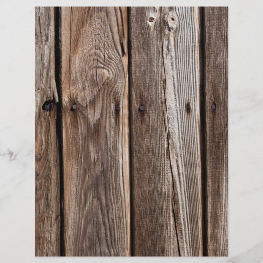 オールドバーンウッドグライ素朴ニススクラップブック紙 (正面)