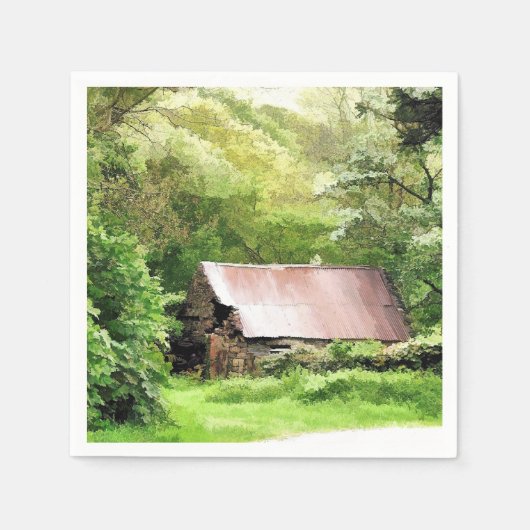 オールドバーンズ スタンダードカクテルナプキン (正面)