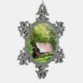 オールドバーンズ スノーフレークピューターオーナメント (左)