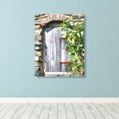 オールドバーンドア キャンバスプリント (インサイチュ (ウッドフロア))