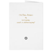 オールドバーンドカード (裏面)