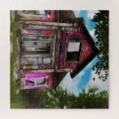 オールドバーンハウスを捨てて森の近く ジグソーパズル (横)