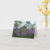 オールドバーンバックオブフロックス カード (黄色い花)