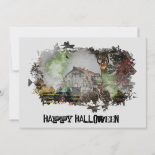 *~*オールドバーンバ不気味ン幽霊ハロウィーンカード