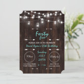 オールドバーンメイソンジャースライツエイジーンバースデーパーティー 招待状 (スタンド正面)