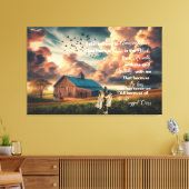 オールドバーン私はまだ信じ驚きの恵み キャンバスプリント (インサイチュ (リビング))