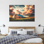 オールドバーン キャンバスプリント (インサイチュ (寝室))