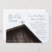 オールドバ素朴ンウェザーベーン 招待状 (正面/裏面)