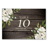 オールドバ素朴ンウッドフローラ テーブルナンバー (正面)