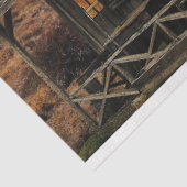 オールドバ素朴ーンウッドキャビンDecompageウォールアート 薄葉紙 (詳細)