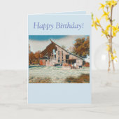 オールドバ素朴ーン – 誕生日カード カード (黄色い花)