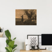 オールドパイオニア農家 ポスター (ホームオフィス)