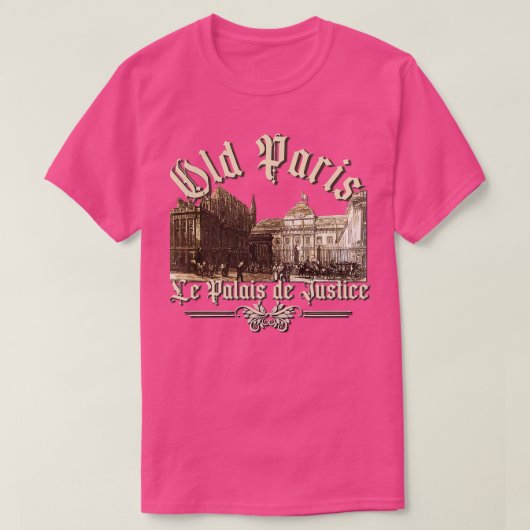 オールドパリパレドゥジャスティス Tシャツ (デザイン正面)