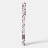 オールドパーソナライズされたラベエレガントンダマスクパターン Case-Mate iPhoneケース (裏面 / 右)