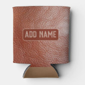 オールドパーソナライズされたレザークーラーボックス 缶クーラー (正面)