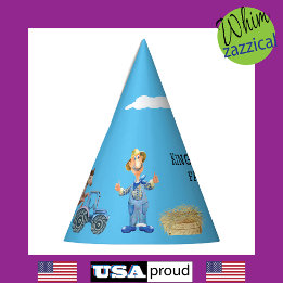 オールドパーソナライズされた・マクドナルドのピグ・ファーム パーティーハット