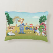 オールドパーソナライズされた・マクドナルド・ファーム アクセントクッション (裏面)