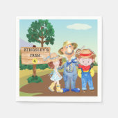 オールドパーソナライズされた・マクドナルド・ファーム スタンダードカクテルナプキン (正面)