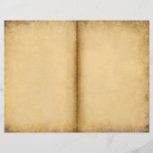 オールドパーチメントコラージュひまわり雑誌ページ (裏面)