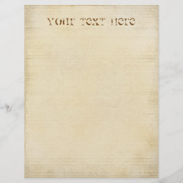 オールドパーチメントレターヘッド