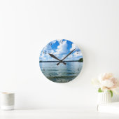 オールドヒッコリーレイクウォールクロック ラウンド壁時計 (ホーム)